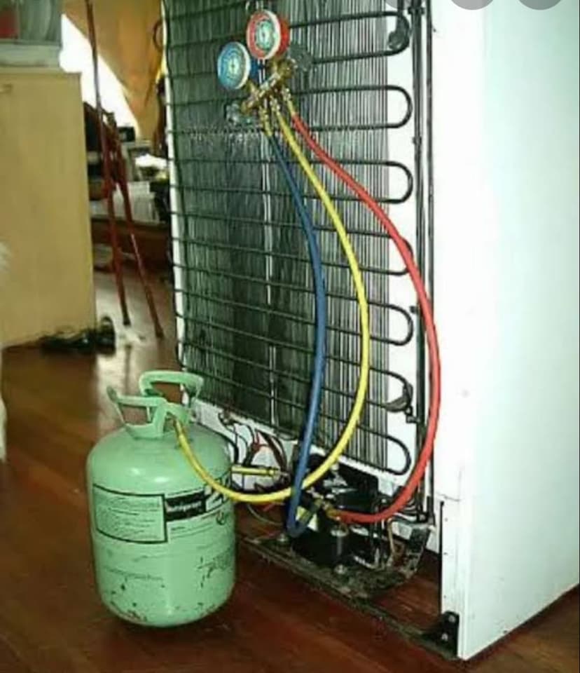 Fridge gas refill